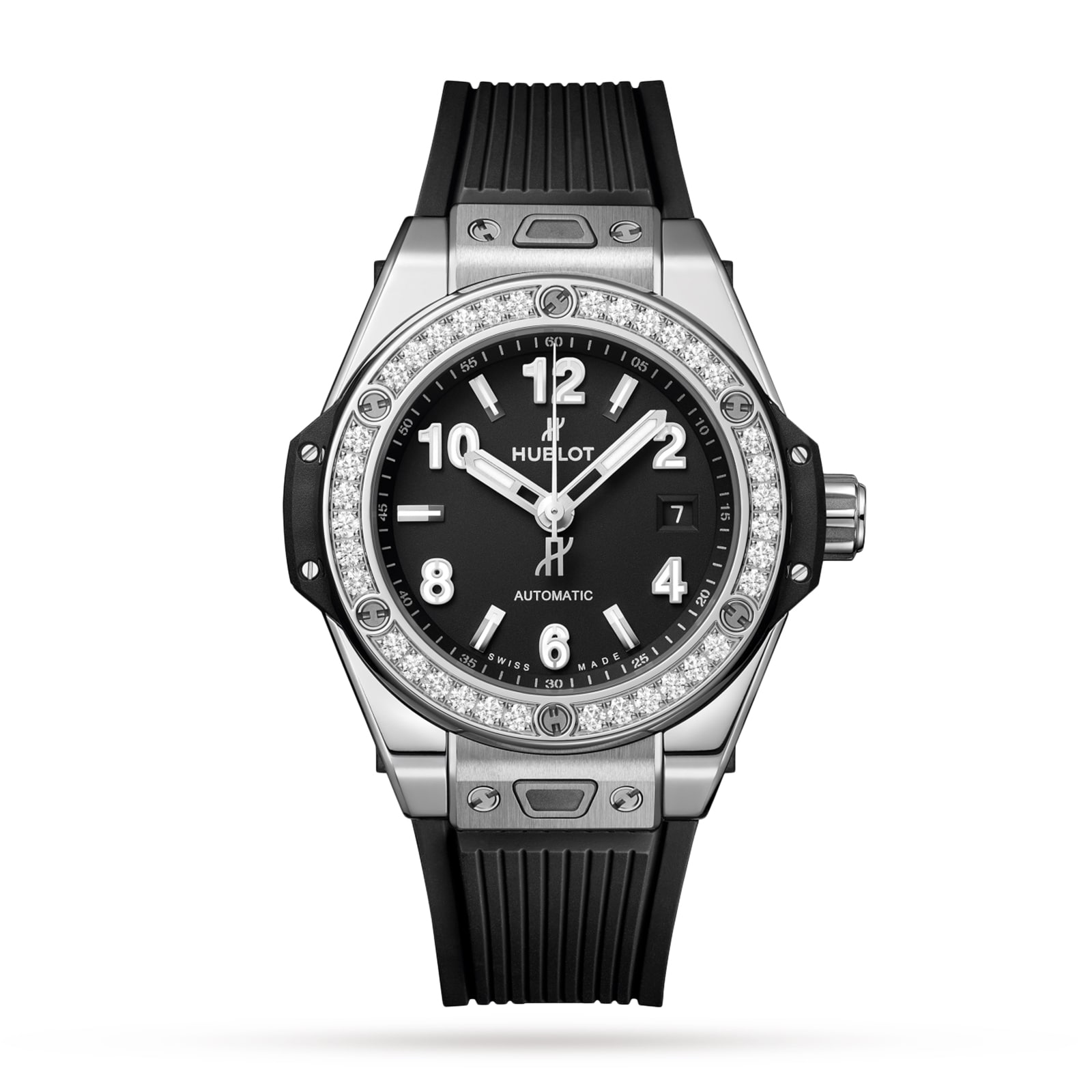 Big Bang One Click Steel Diamonds 33mm Watch image