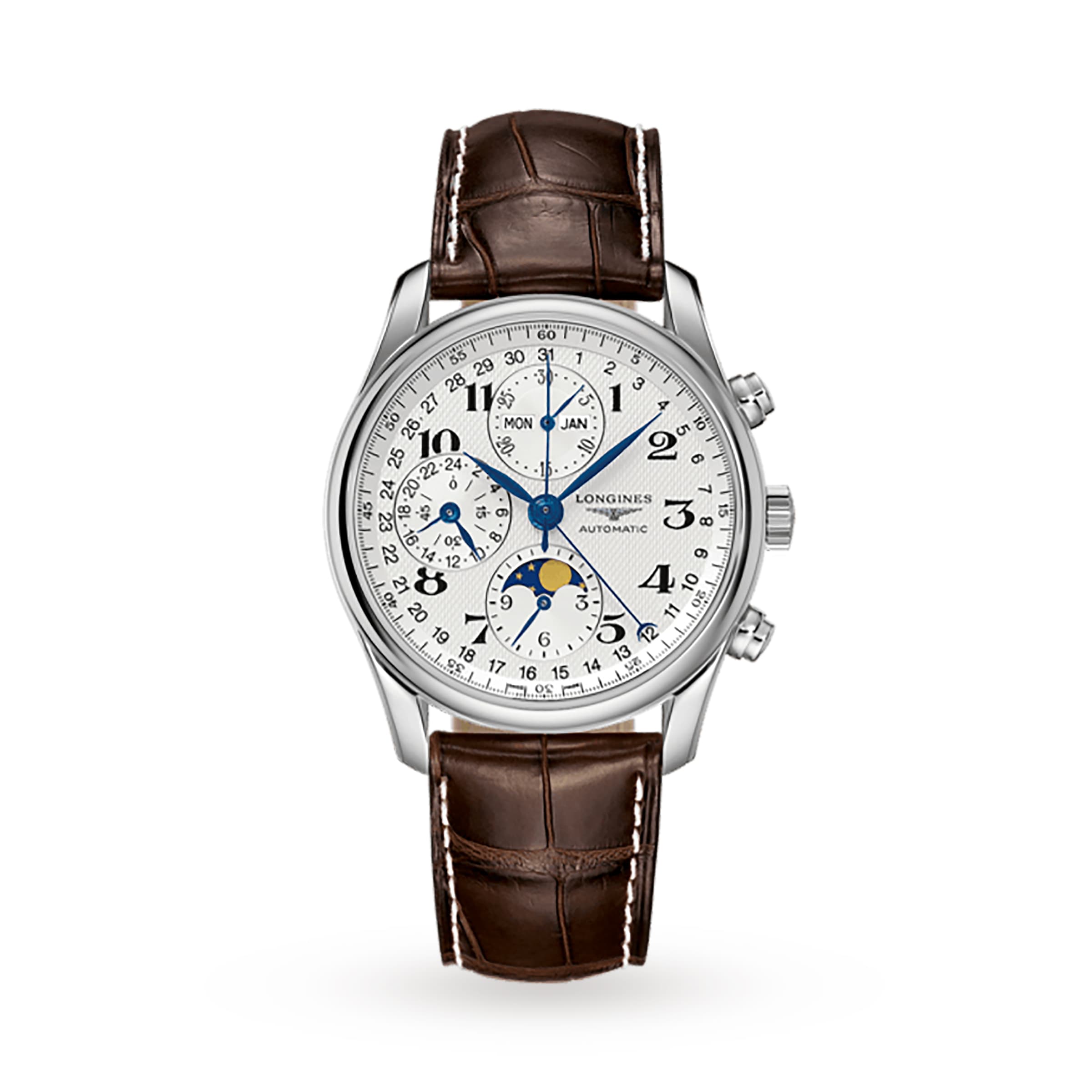 Master Collection 40mm Chronograph With Moon Phase Mens Watch image