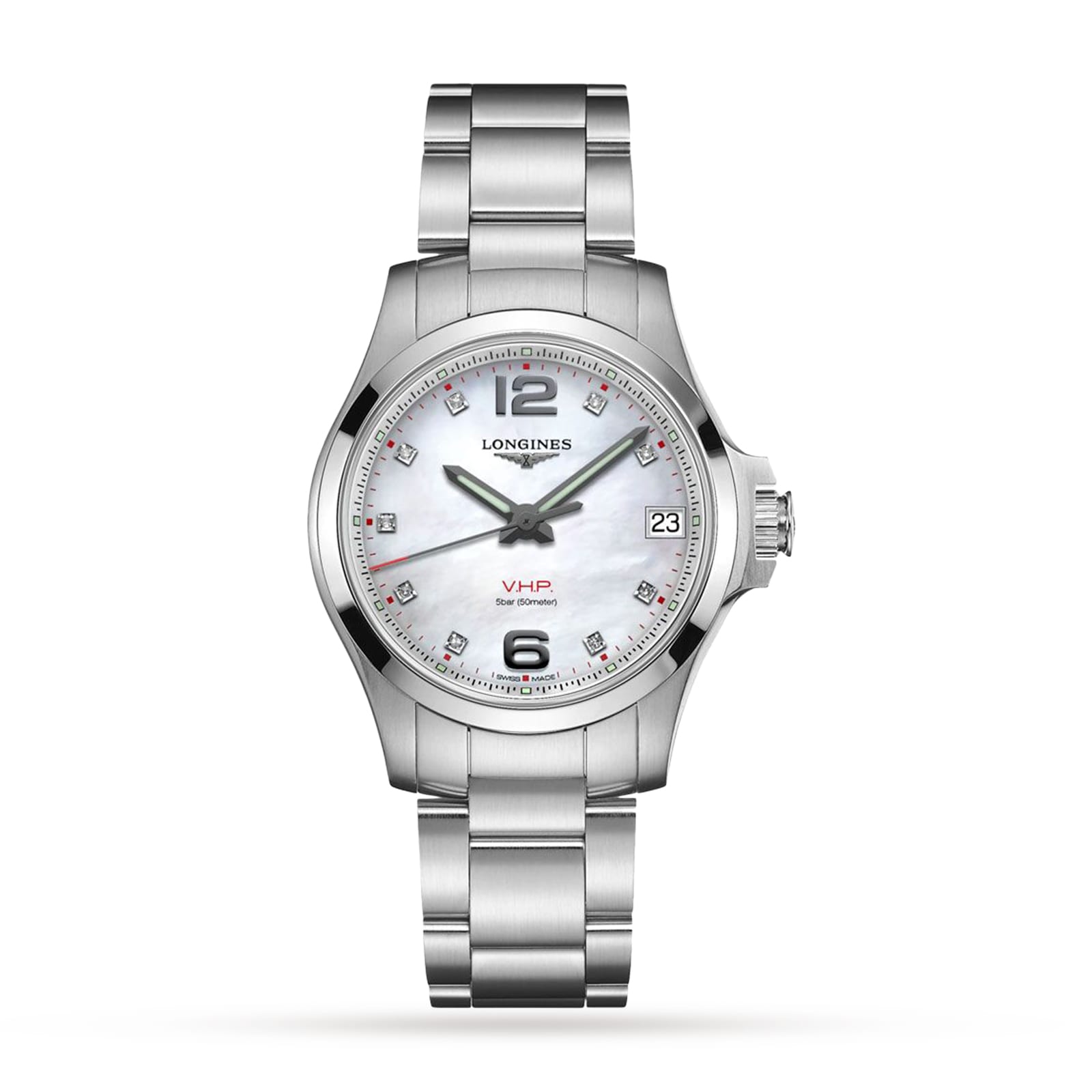 Conquest VHP 36mm MOP Dial Ladies Watch Conquest VHP 36mm MOP Dial Ladies Watch image