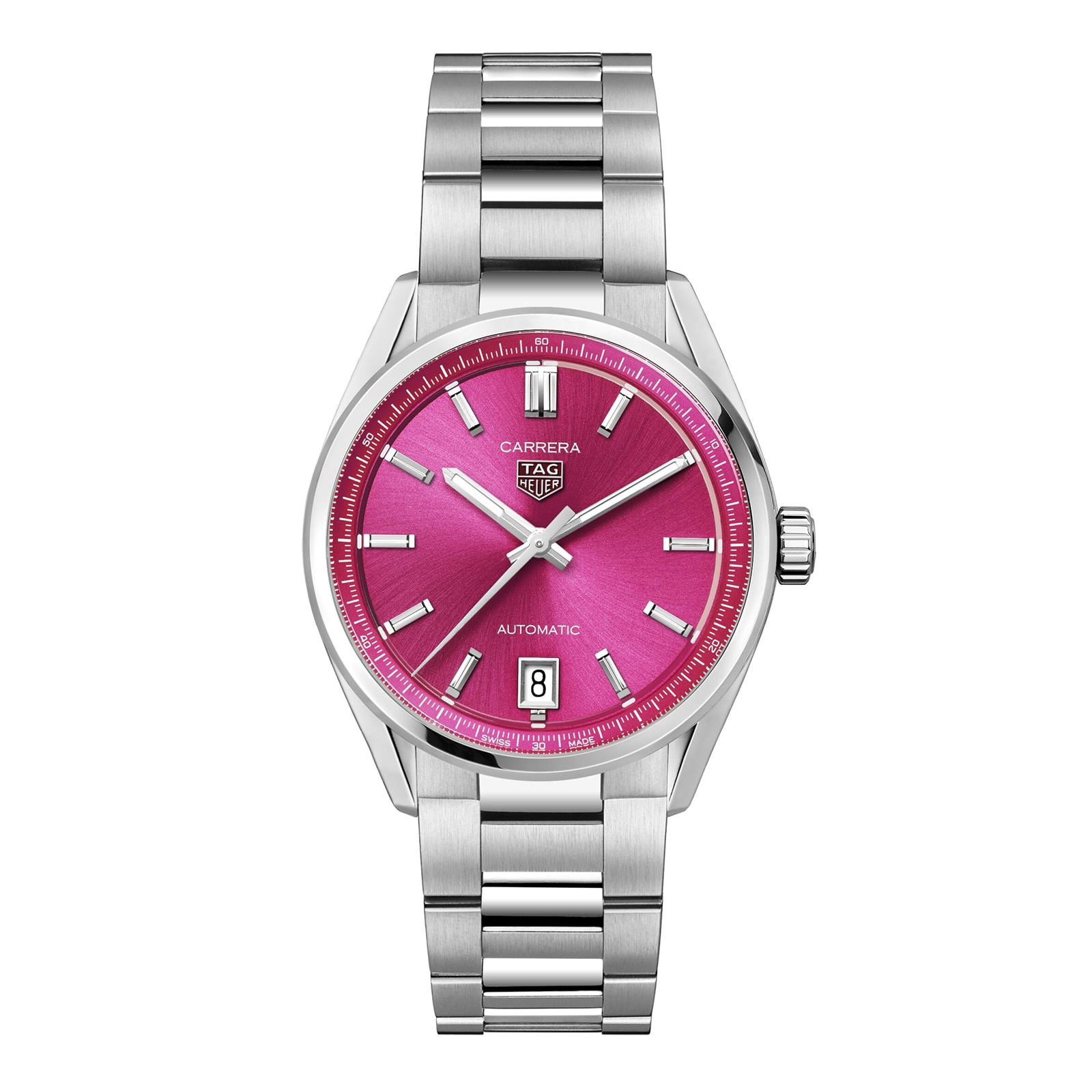 Carrera Date 36mm Unisex Watch Pink image