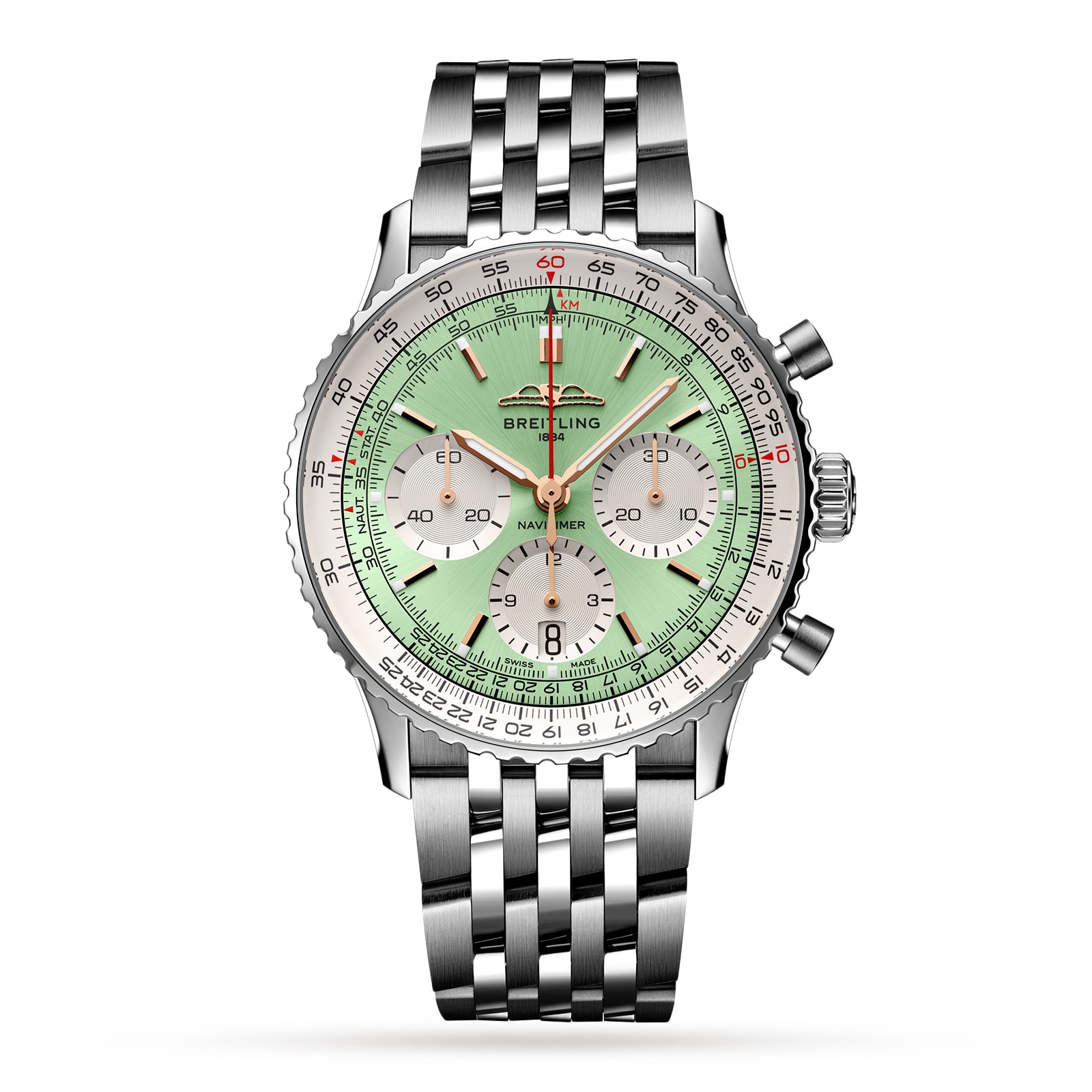 Navitimer B01 Chronograph 41 Stainless Steel Watch Navitimer B01 Chronograph 41 Stainless Steel Watch image