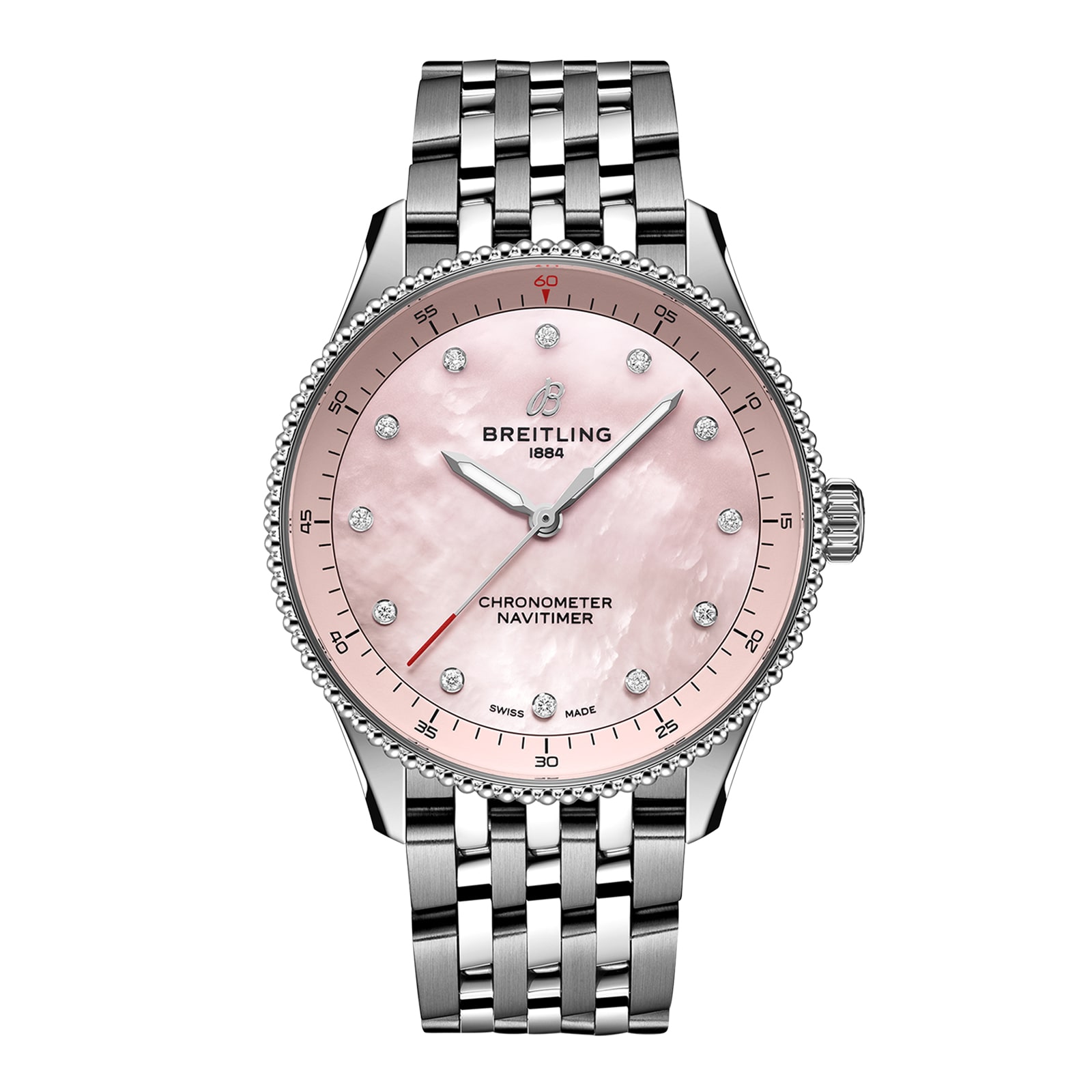 Navitimer 32mm Ladies Watch Pink Mother Of Pearl image