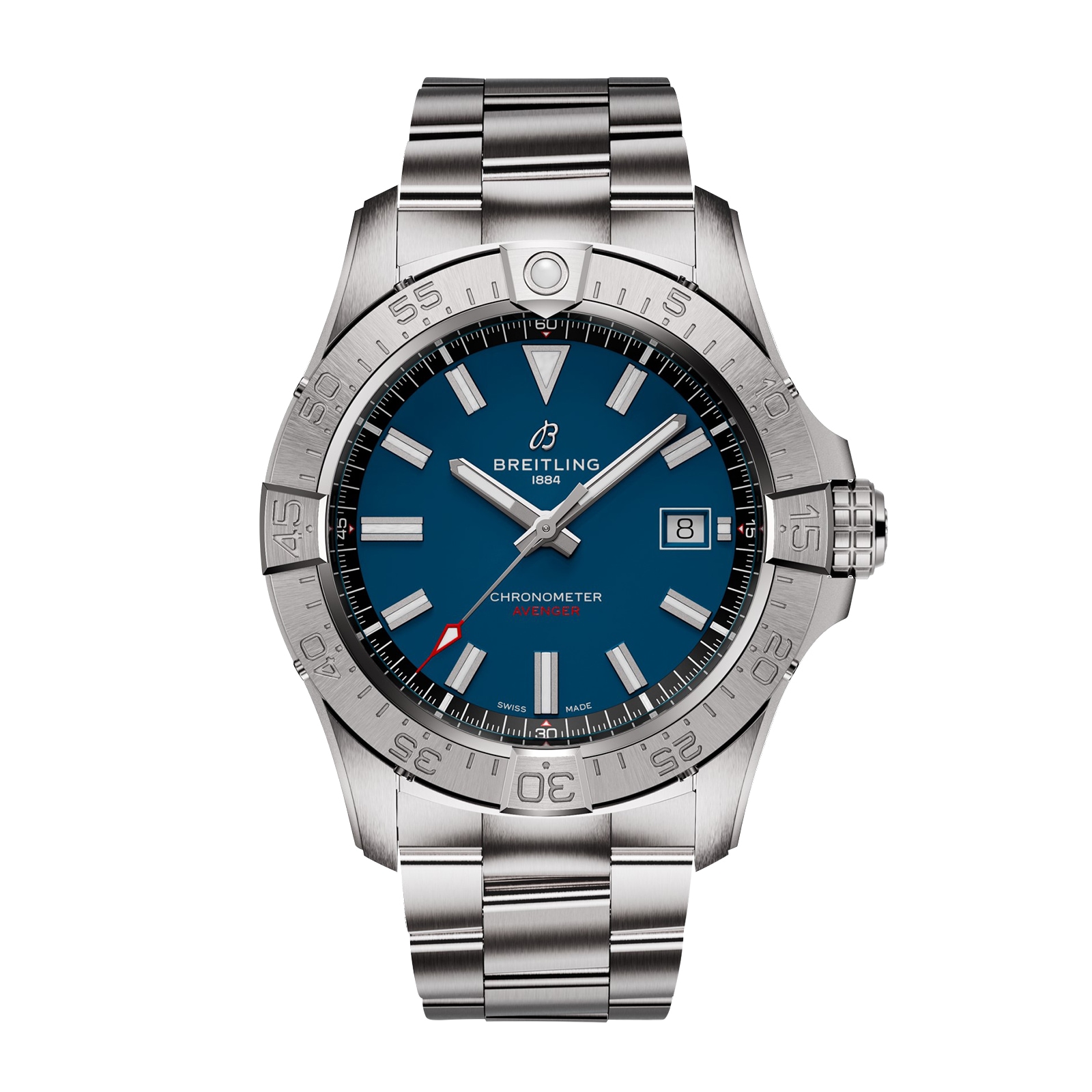 Avenger Automatic 42mm Mens Watch Blue Stainless Steel image