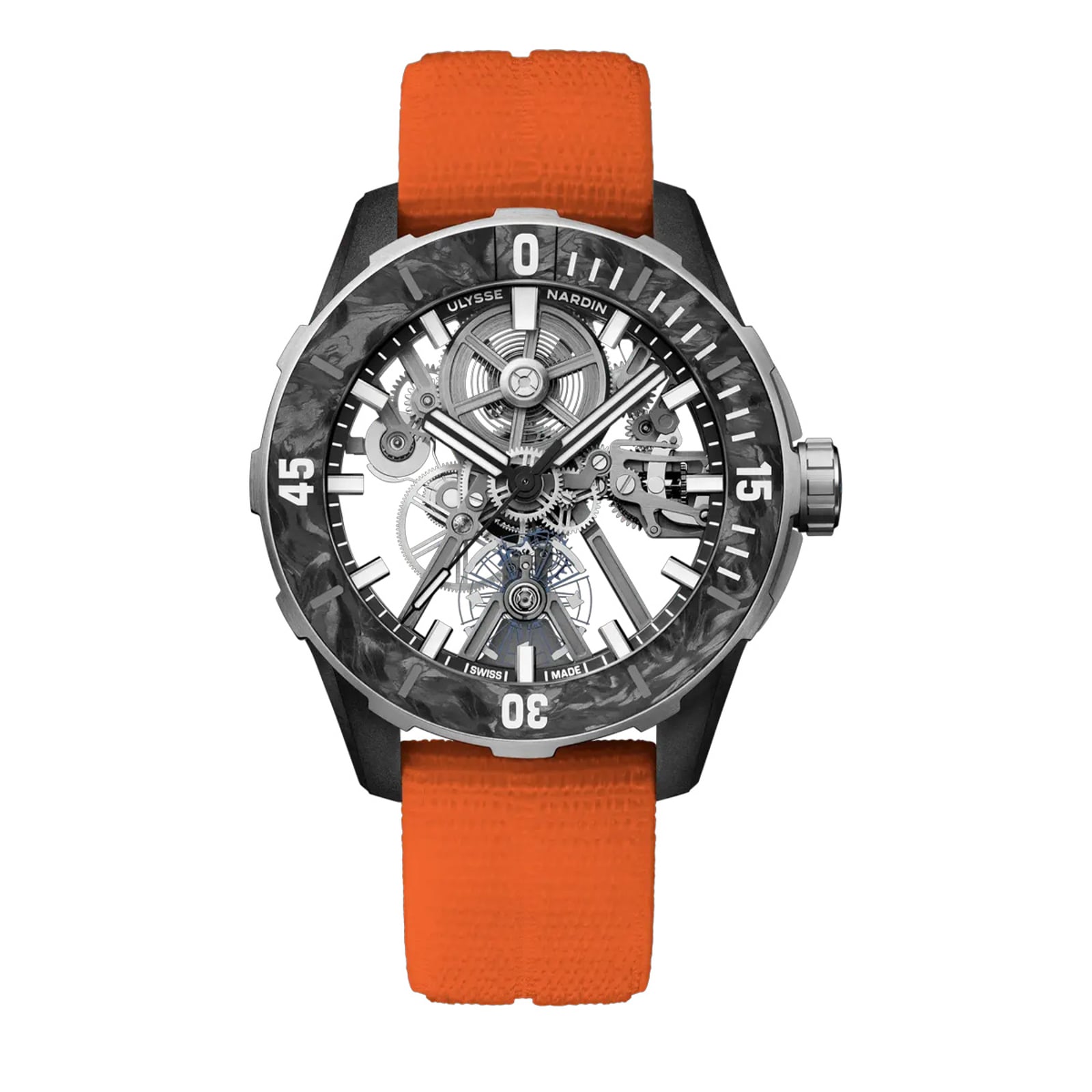 Diver Air 44mm Mens Watch Orange Diver Air 44mm Mens Watch Orange image
