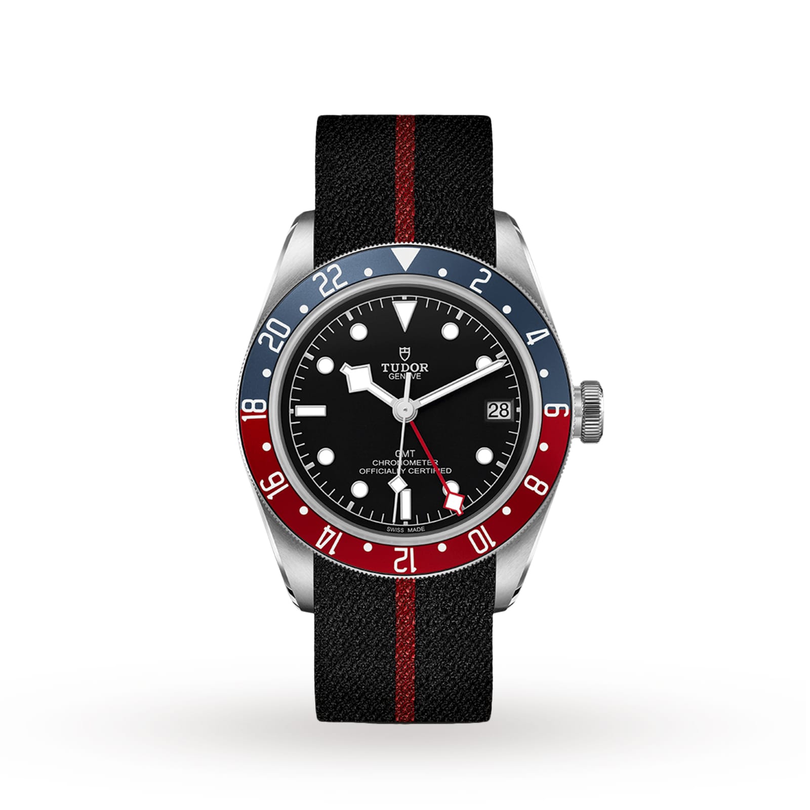 Tudor Black Bay GMT 41mm Steel Case Fabric Strap Tudor Black Bay GMT 41mm Steel Case Fabric Strap