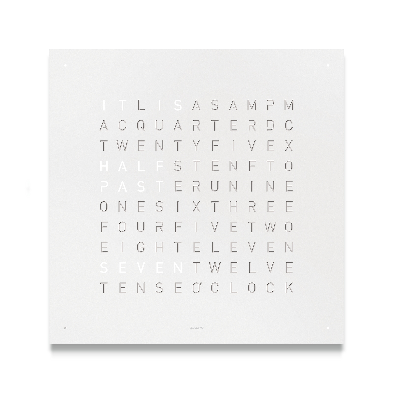 EARTH 45 Stainless Steel White Pepper Wall Clock image