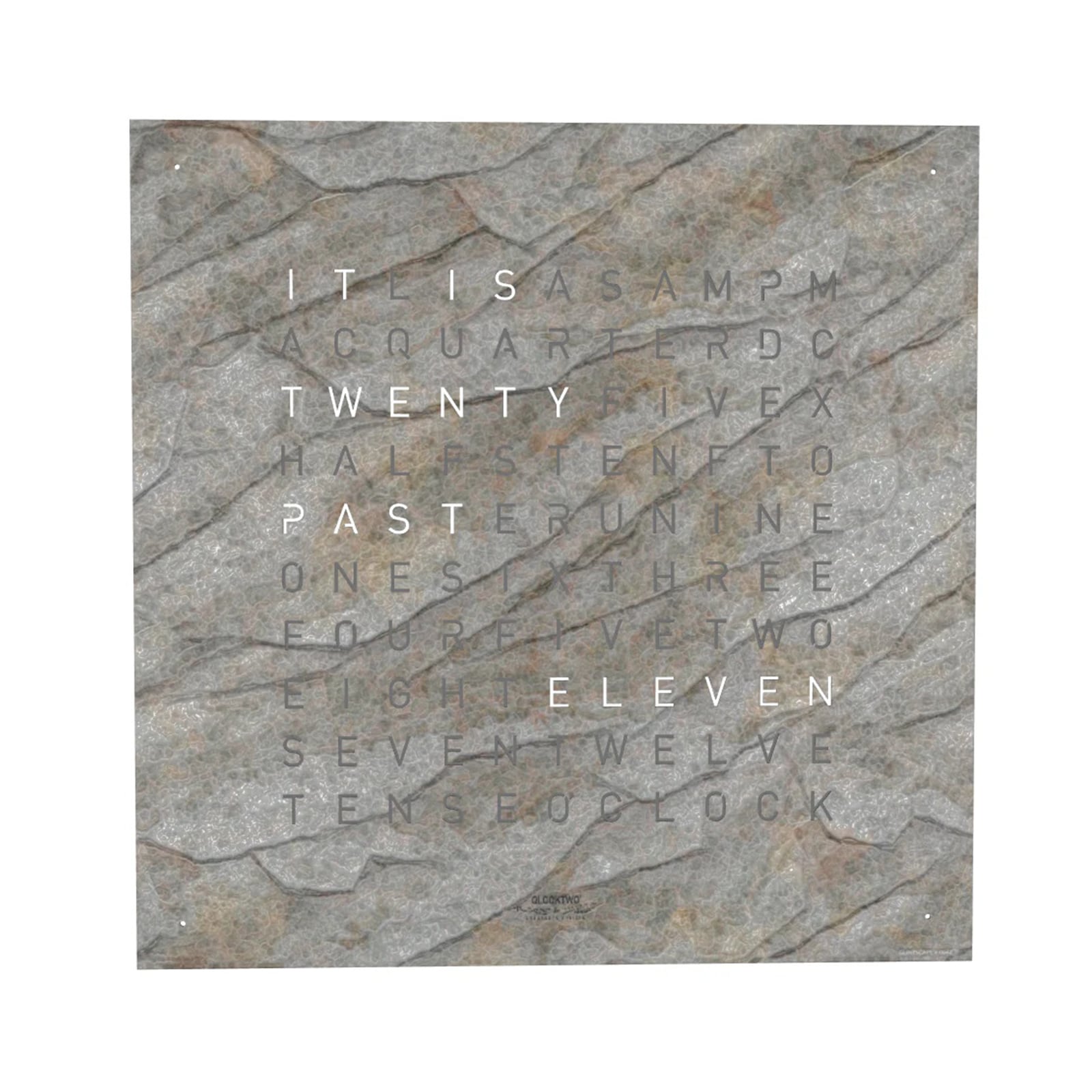 Earth 45 Creators Clock Glintscape White image