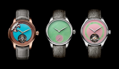 LET IT POP! H. MOSER &amp; CIE. OFFERS AN EXPLOSION OF COLOURS AND GEMSTONES  image