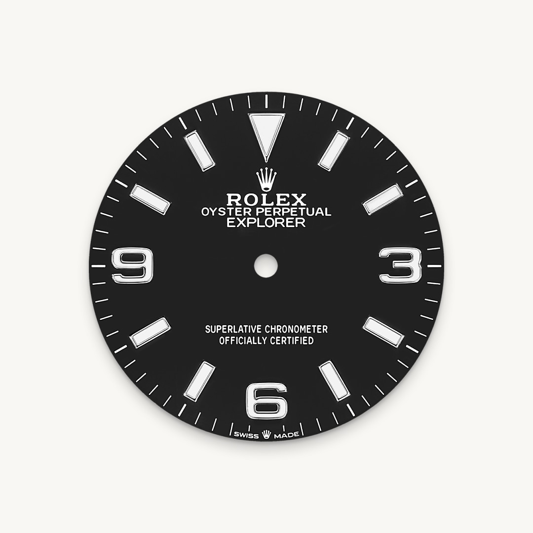 Black dial
