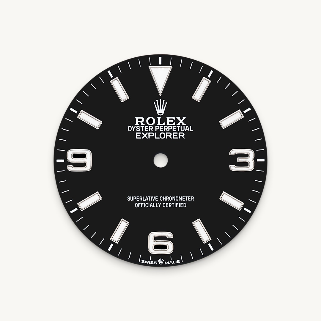 Black dial