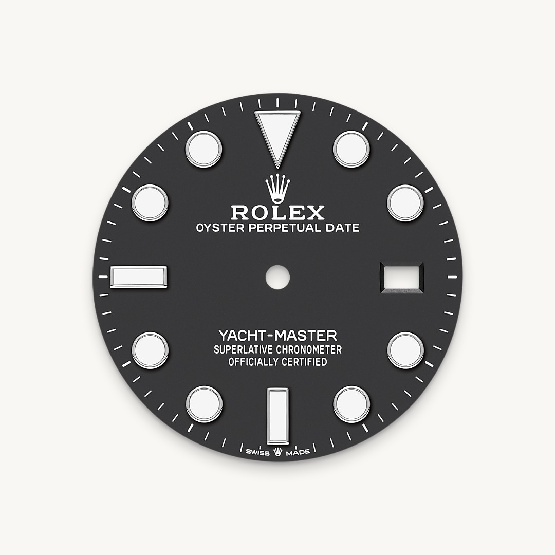 Intense black dial