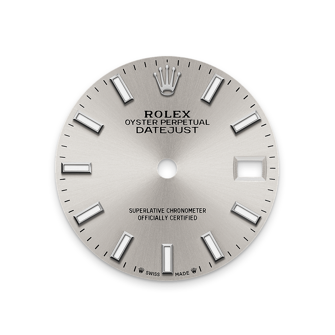Silver dial